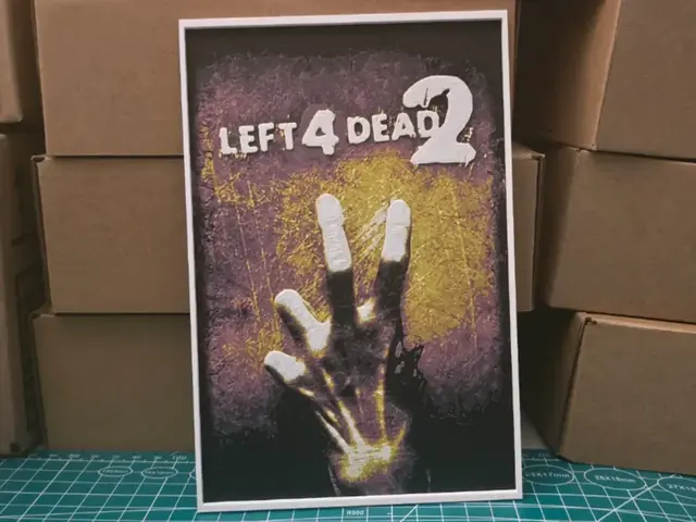 HueForge model: Left 4 Dead 2 Poster - Hueforge Art by Lumpy3D