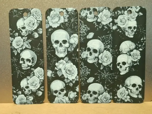 HueForge model: Skulls and Roses - Bookmarks - 2 colors by 3dGlow
