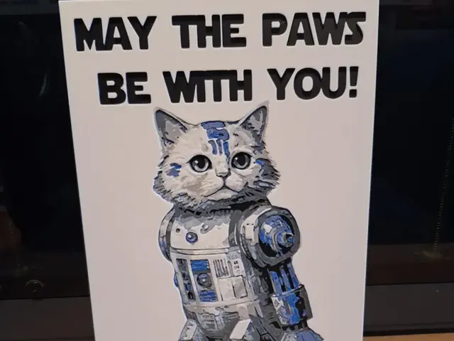 HueForge model: Star wars inspired - r2d2 cat - Hueforge by 3dGlow