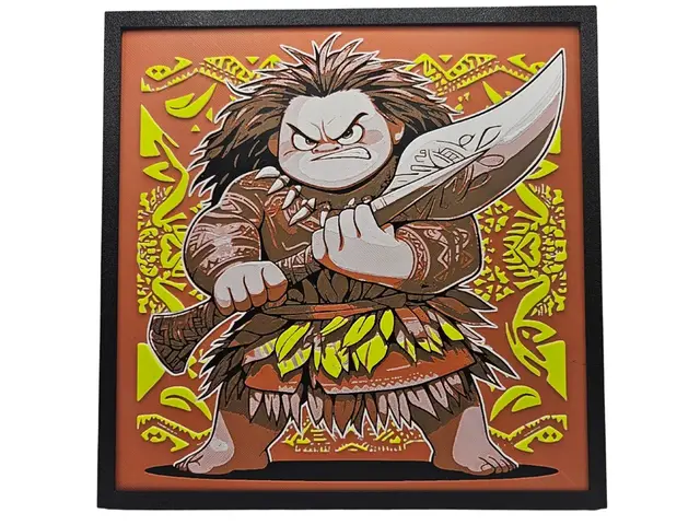 HueForge model: Maui - Chibi Edition by BusyKikiBee