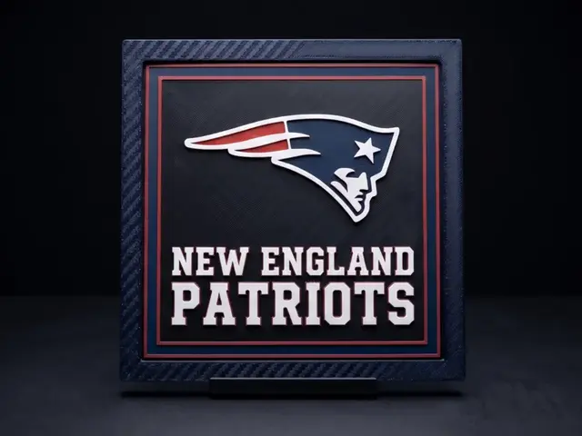 HueForge model: New England Patriots - Wall Art by LED