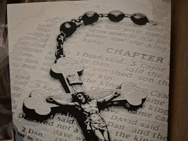 HueForge model: Cross and Bible Hueforge by Buntsta