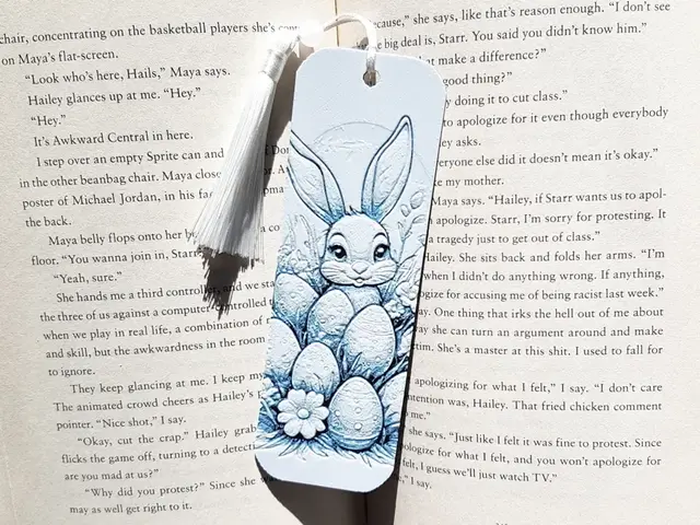 HueForge model: Bookmark, Easter Eggs by Dame Jo