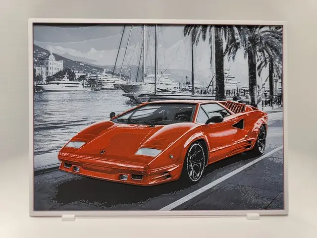 HueForge model: Lamborghini Countach - Hueforge by BeaN