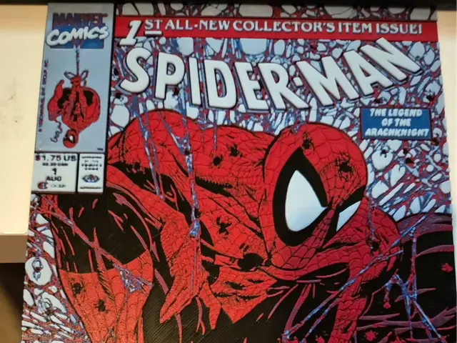 HueForge model: Spiderman Comic Cover Wall Art by FiremanprintsIRL (BR3Design)