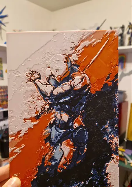 HueForge model: Metal Gear Solid - Gray Fox Hueforge by Dakiren