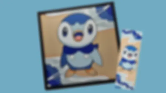 HueForge model: Piplup's Day at the Beach by BusyKikiBee