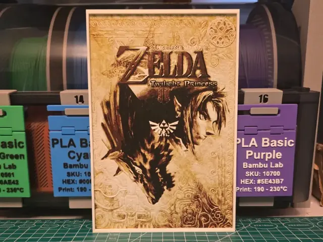 HueForge model: The Legend of Zelda: Twilight Princess - Hueforge by Lumpy3D