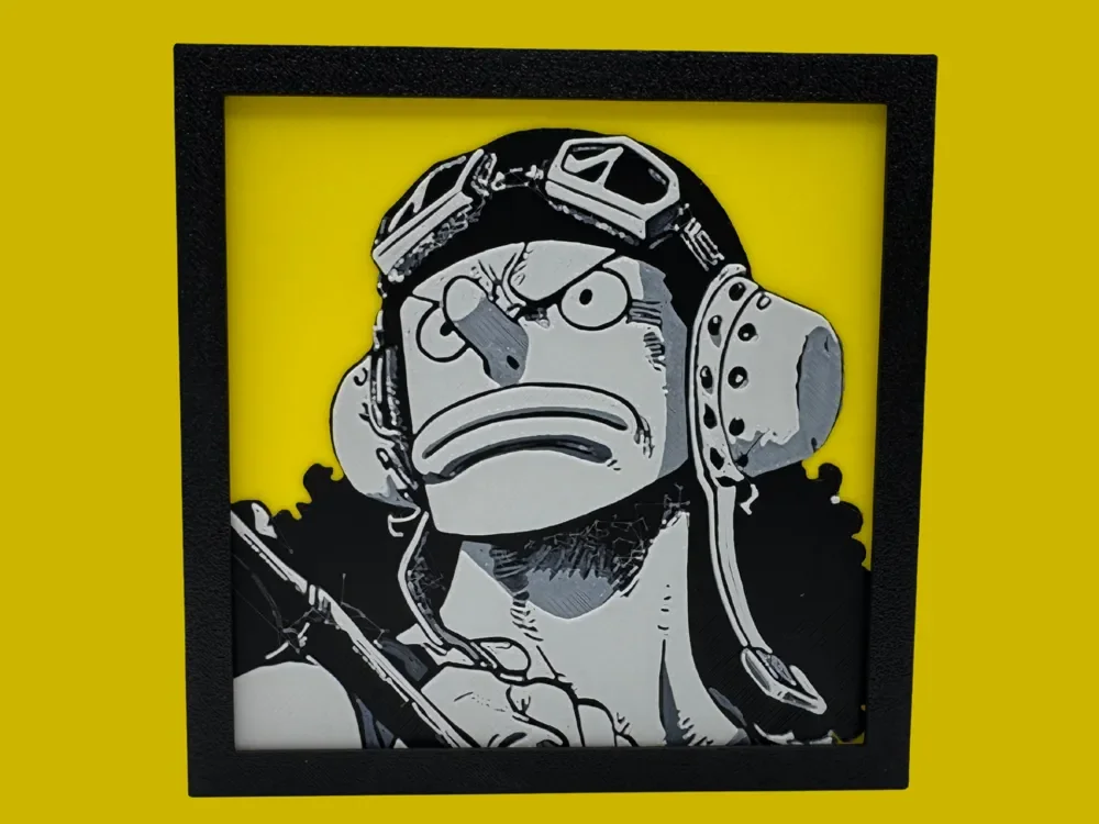 Usopp - One Piece - 4 Color Collection by Canadian Gamer HueForge model: Usopp - One Piece - 4 Color Collection by Canadian Gamer
