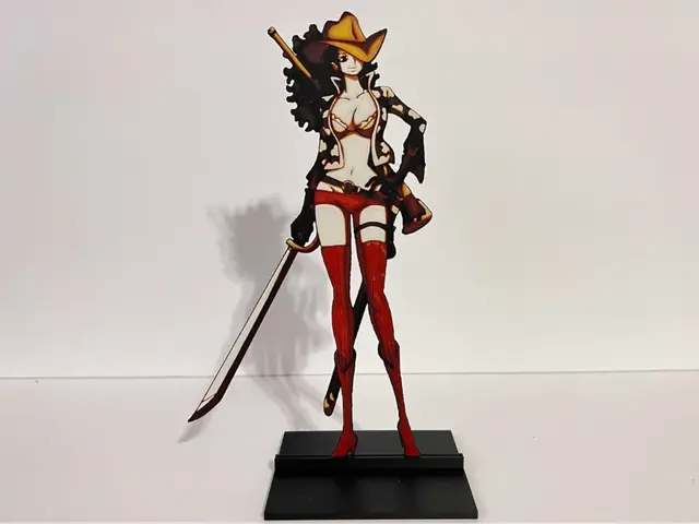 HueForge model: One Piece: Nico Robin 1/10th Scale Bookmark/Décor by 3djd