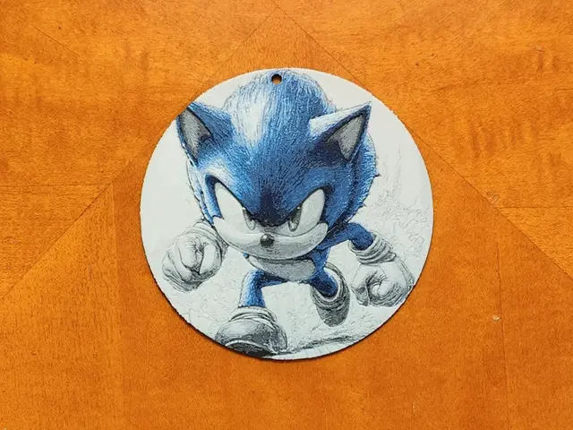 HueForge model: Sonic the Hedgehog Christmas Decoration Ornament by Sarge