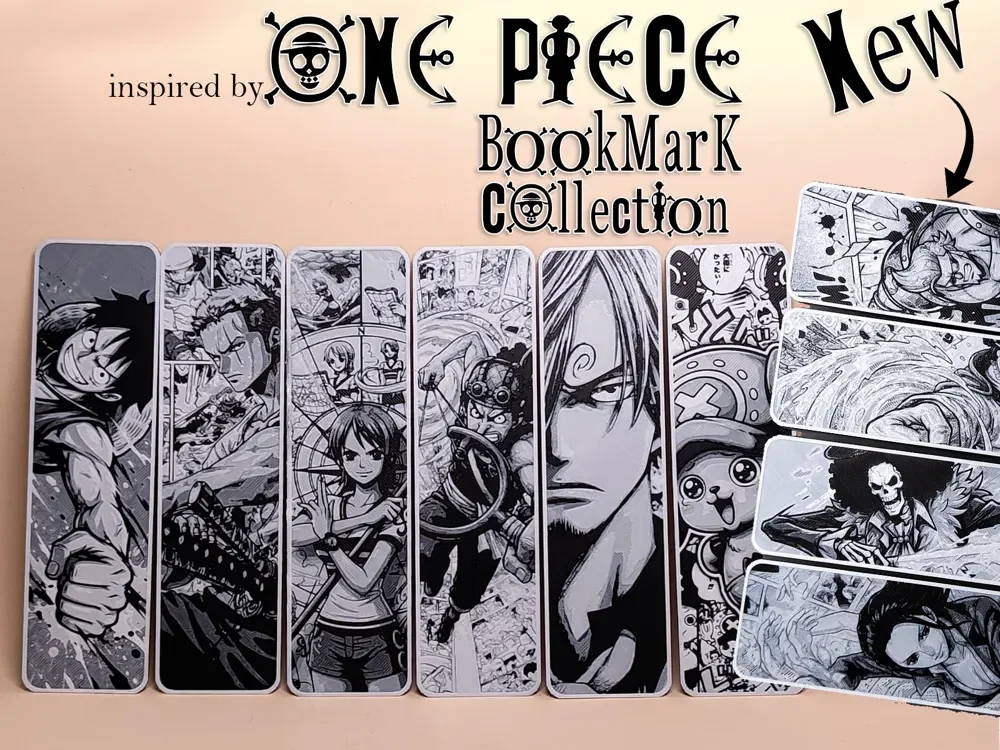 Inspired by One Piece comic, cartoon tv Bookmark by Danz HueForge model: Inspired by One Piece comic, cartoon tv Bookmark by Danz