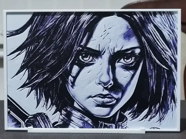 HueForge model: Alita Battle Angel - HueForge 3 Color by BoDad