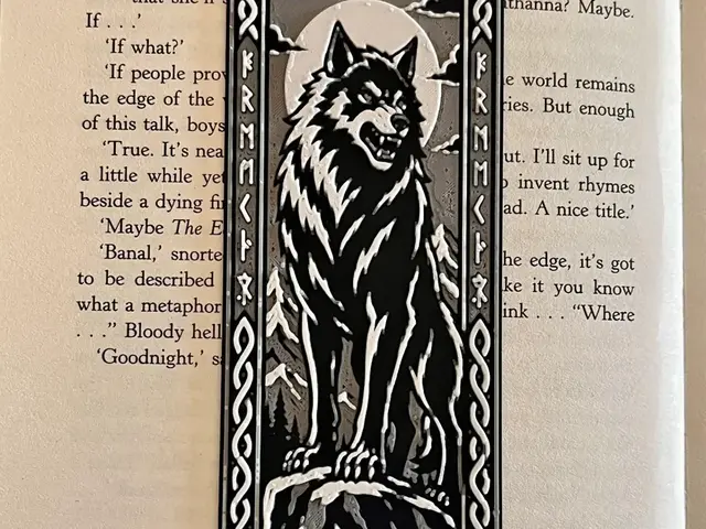 HueForge model: Fenrir Viking Wolf Bookmark by HexarHaus