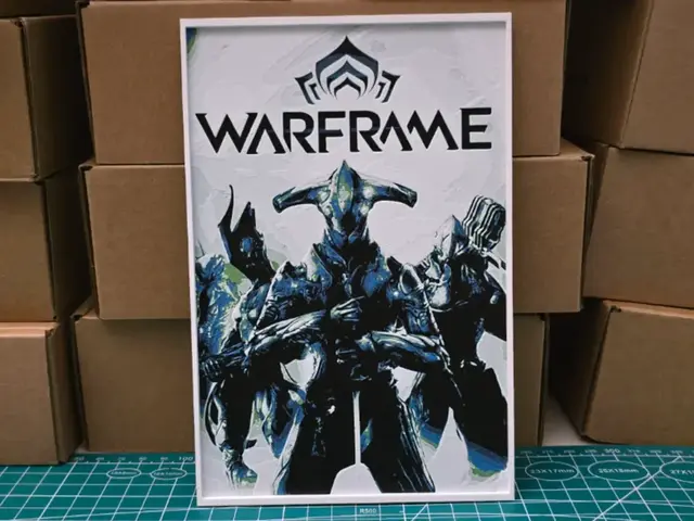 HueForge model: Warframe Poster - Hueforge Art by Lumpy3D