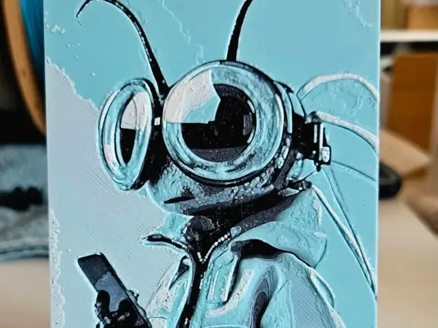 HueForge model: Blue Bug by Mano's 3d_Art