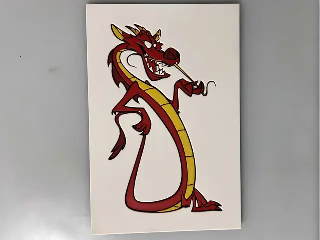 HueForge model: Mulan Mushu by 3djd