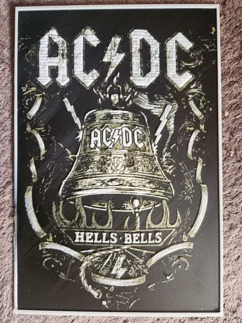 HueForge model: AC/DC Hells Bells - HueForge by keko