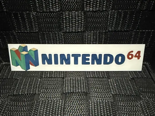 HueForge model: Nintendo 64 Logo - Hueforge by JoDau