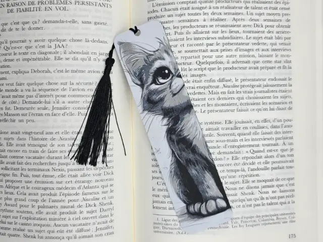 HueForge model: Bookmark Cute baby cat by Kactus Fpv