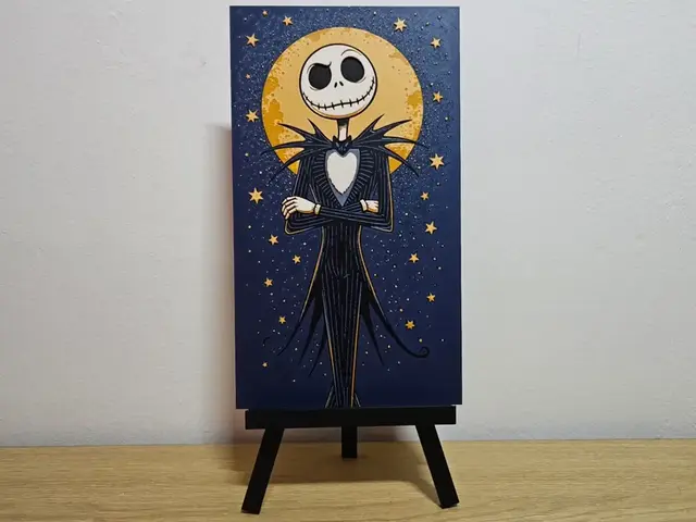 HueForge model: Jack Skellington Stolen Christmas Hueforge by Opao