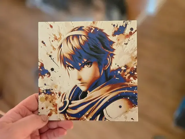 HueForge model: Graffiti Marth Hueforge by 3Ree Printing