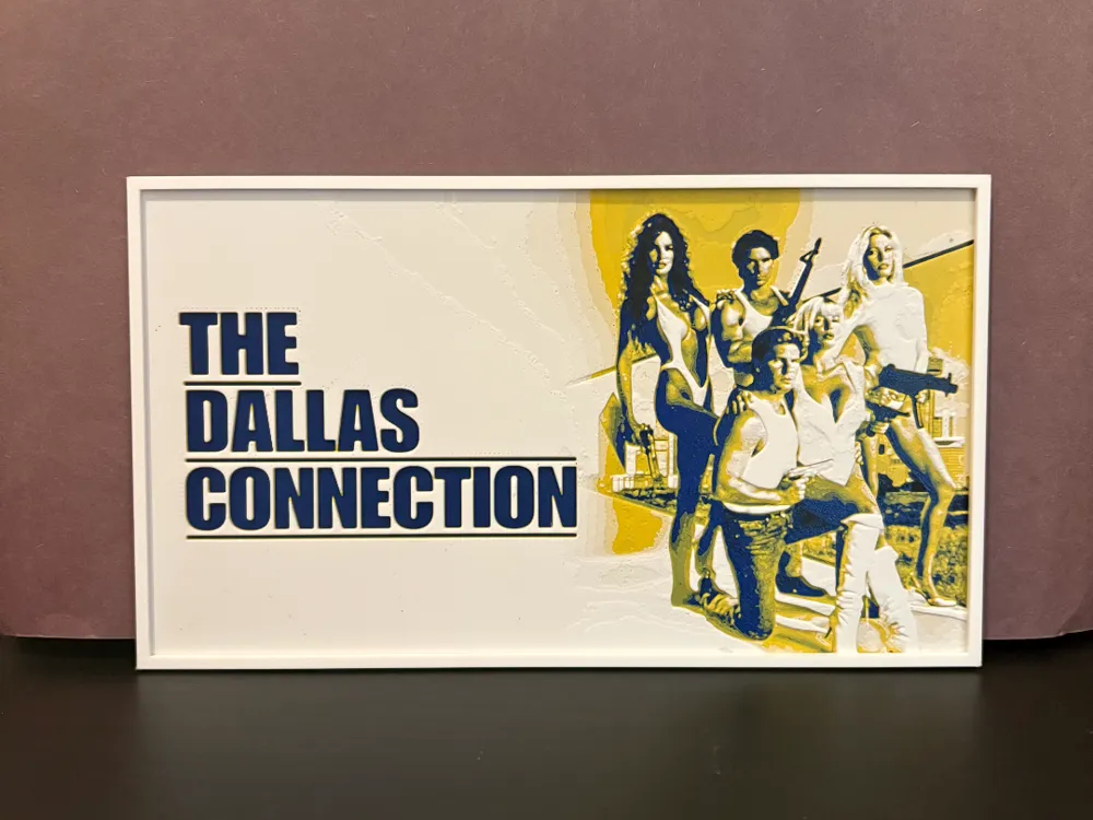 The Dallas Connection Hueforge by Estiv HueForge model: The Dallas Connection Hueforge by Estiv