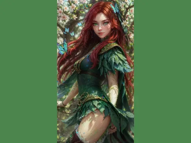 HueForge model: Girl Elf - Hueforge Green by suaimondi