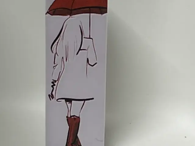 HueForge model: girl bookmark by Morganja