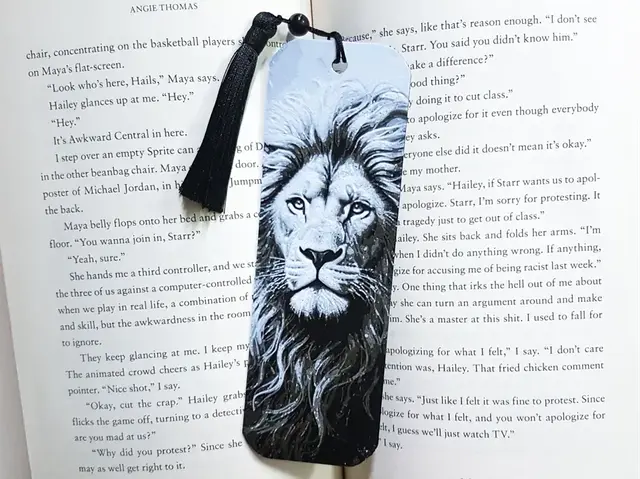 HueForge model: Bookmark, Lion, Hueforge by Dame Jo