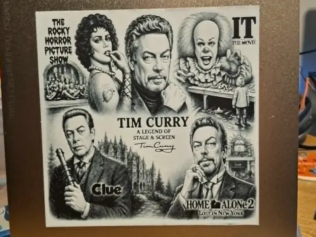 HueForge model: Tim Curry - Legend of screen and stage - Hueforge by 3dGlow