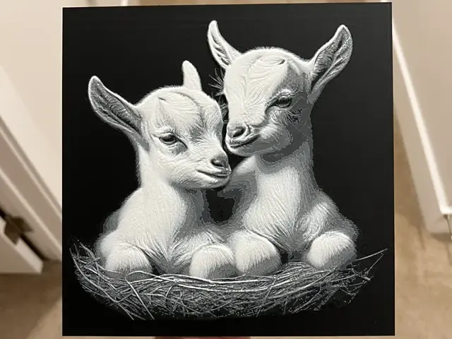 HueForge model: Baby Goats Hueforge by RP47 Designs