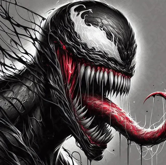 HueForge model: Venom Symbiote Hueforge by LoFi Layers