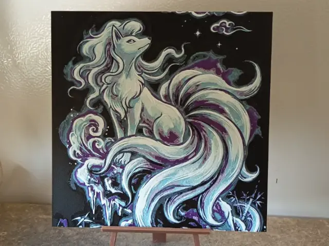 HueForge model: Pokemon Ninetales Hueforge by 3DNesy