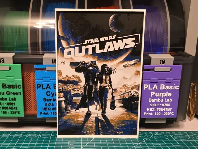Star Wars Outlaws Game Poster - Hueforge Art