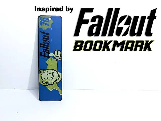 HueForge model: Inspired by Fallout series Bookmark by Danz