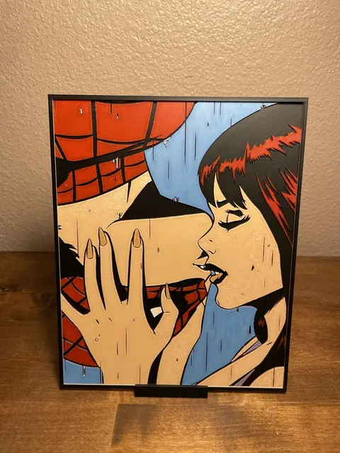 Spiderman Kiss Comic