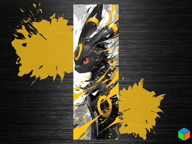 HueForge model: Umbreon Bookmark – Dark-Type Style & Shadow by 3D Prints By Vic