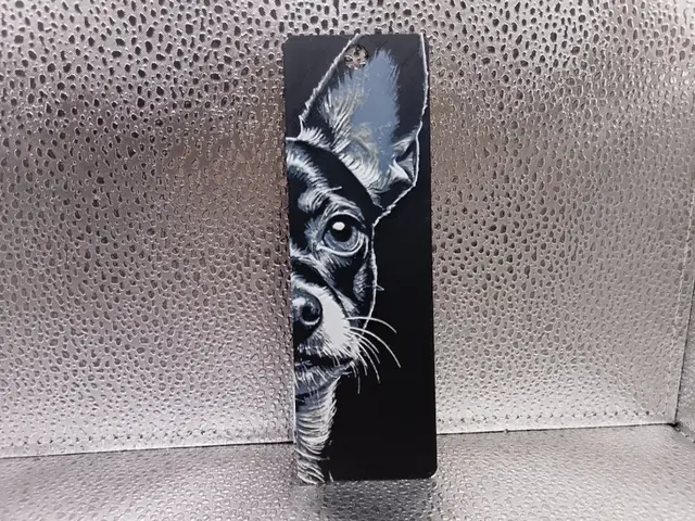 HueForge model: Toy Terrier Bookmark – Hueforge by Borishotch Industries