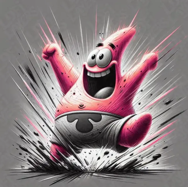 HueForge model: Patrick Star Hueforge by LoFi Layers