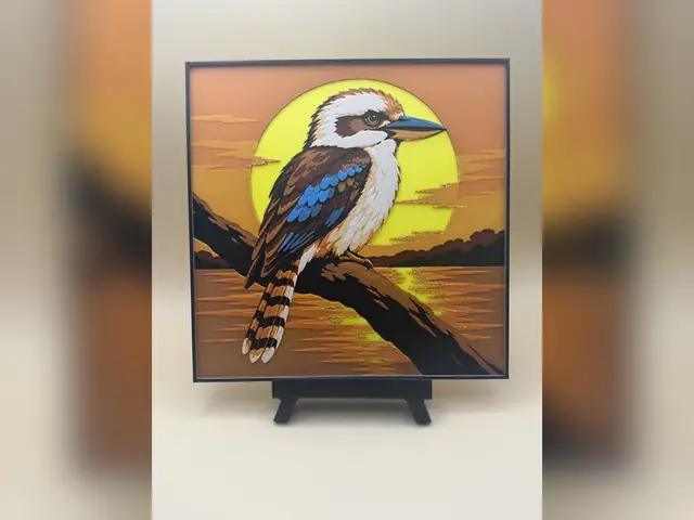 Kookaburra Sunset HueForge Print
