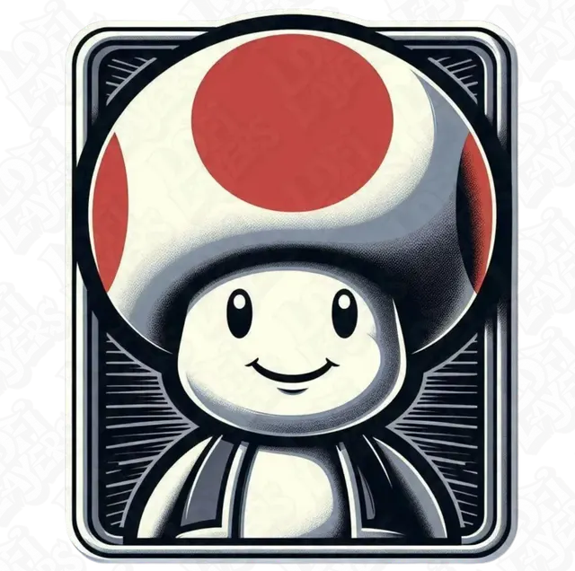 HueForge model: Toad Badge Hueforge by LoFi Layers