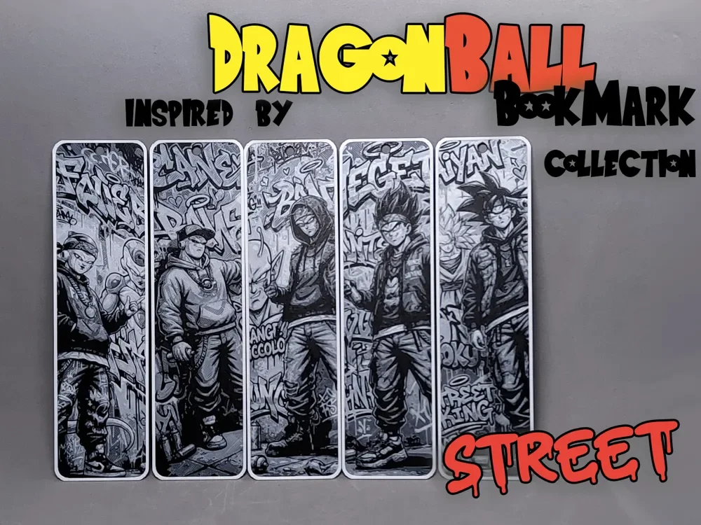 Inspired by DragonBall, cartoon, tv, Bookmark by Danz HueForge model: Inspired by DragonBall, cartoon, tv, Bookmark by Danz