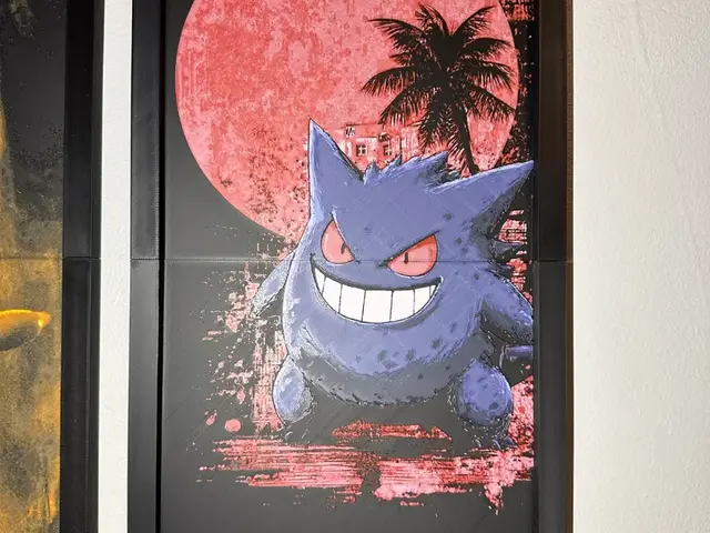 HueForge model: Gengar 2-piece Hueforge by Hey Ben