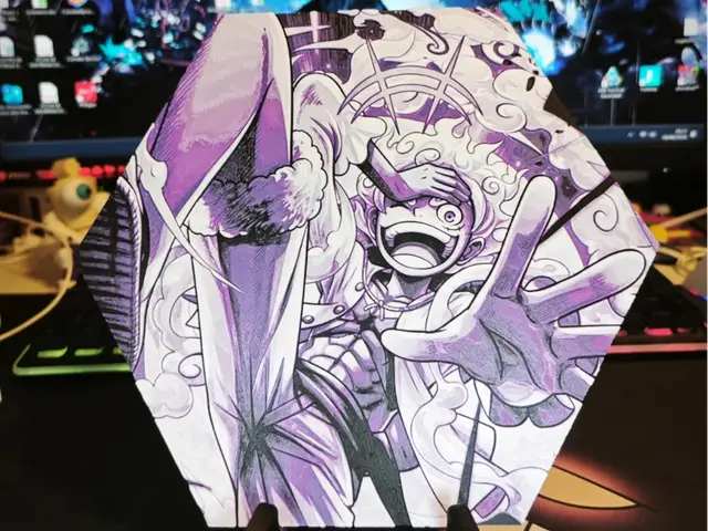 Hueforge Luffy Gear5 (OnePiece) modo panal