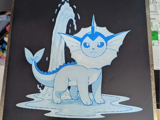 HueForge model: Hueforge aquali Vaporeon by ZombiePaint3D
