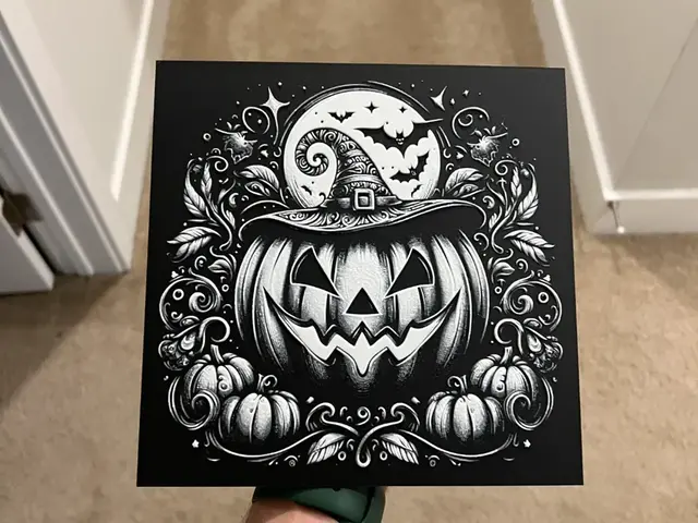 HueForge model: Pumpkin Witch Hueforge by RP47 Designs