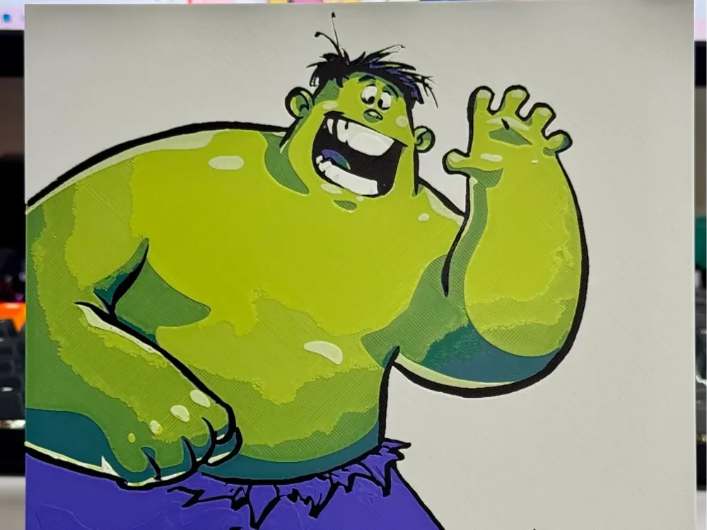 Hulk Toddler Hueforge by Strata Prints HueForge model: Hulk Toddler Hueforge by Strata Prints