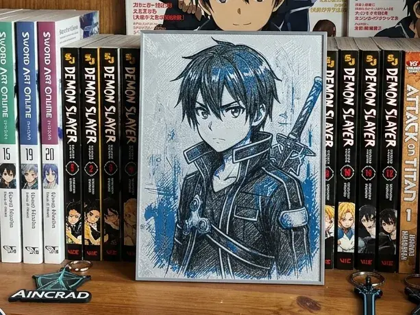 HueForge model: Kirito - Sword Art Online - HueForge by keko