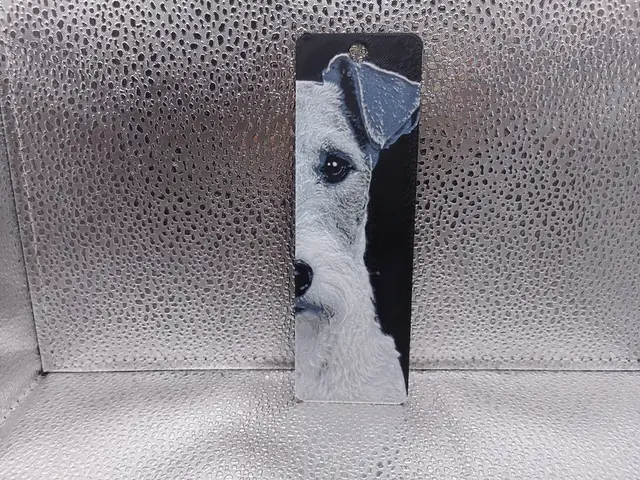 Fox Terrier Bookmark - HueForge